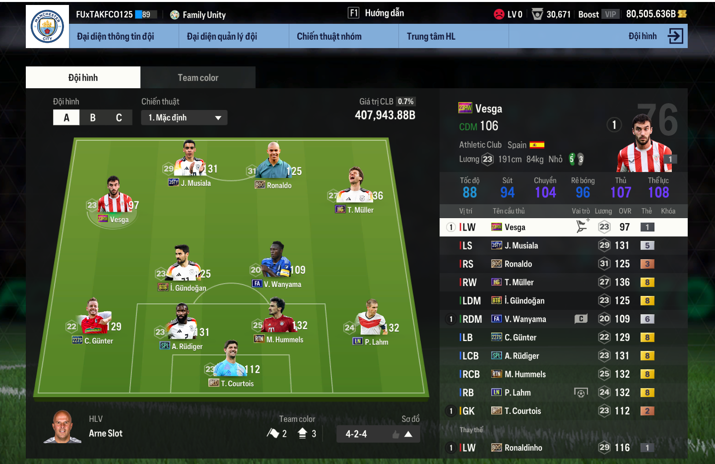 ACC ĐỘI HÌNH ĐỨC 400K + 80K BPP